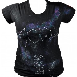 Tee-shirt femme galaxie