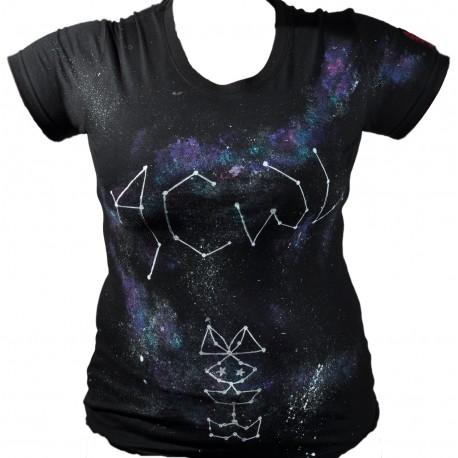 Tee-shirt femme galaxie