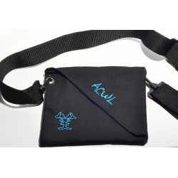 Blue ACWL CD Bag with shoulder trap