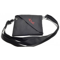 Red ACWL CD Bag with shoulder trap 