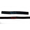 Bracelet Noir - broderie en étoile