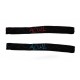  Black Bracelet - Wave embroidery