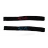 Bracelet Noir - broderie en vague
